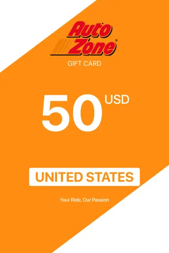 AutoZone 50 USD Gift Card (United States) - Digital Key