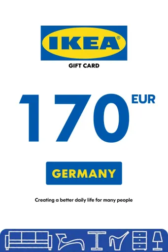 IKEA 170 EUR Gift Card (Germany) - Digital Key