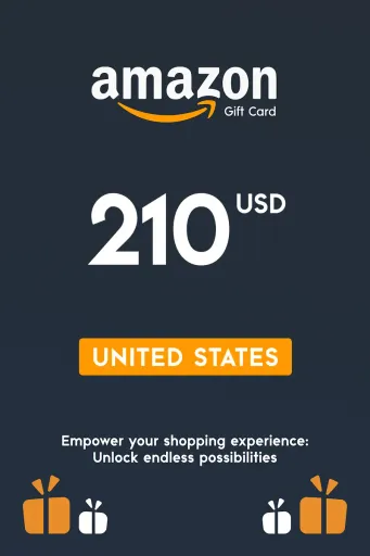 Amazon 210 USD Gift Card (United States) - Digital Key