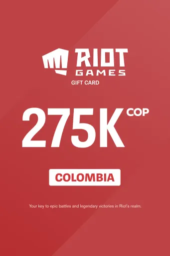 Riot Access 275000 COP Gift Card (Colombia) - Digital Key