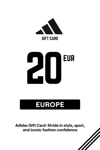 Adidas 20 EUR Gift Card (Europe) - Digital Key