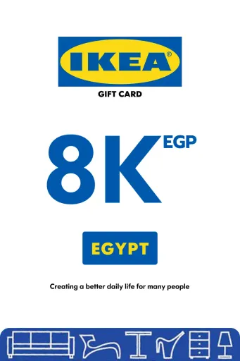 IKEA 8000 EGP Gift Card (Egypt) - Digital Key