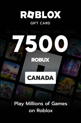 Roblox 7500 Robux (Canada) - Digital Key