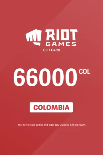 Riot Access 66000 COL Gift Card (Colombia) - Digital Key