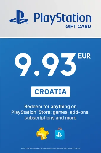 PlayStation Store 9.93 EUR Gift Card (Croatia) - Digital Key