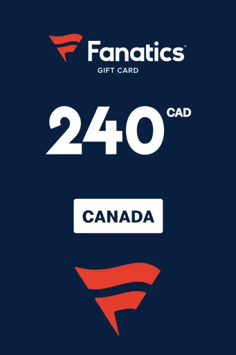 Fanatics 240 CAD Gift Card (Canada) - Digital Key