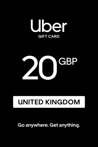Uber 20 GBP Gift Card (United Kingdom) - Digital Key