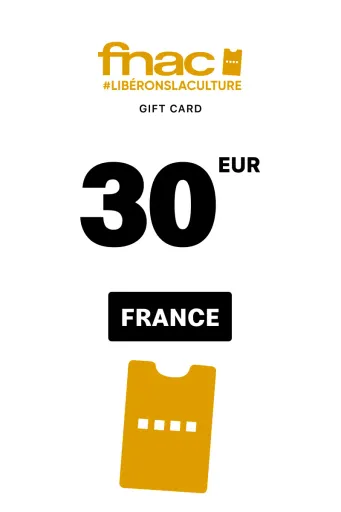 FNAC 30 EUR Gift Card (France) - Digital Key
