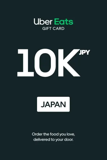 Uber Eats 10000 JPY Gift Card (Japan) - Digital key