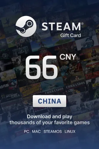 Steam Wallet 66 CNY Gift Card (China) - Digital Key