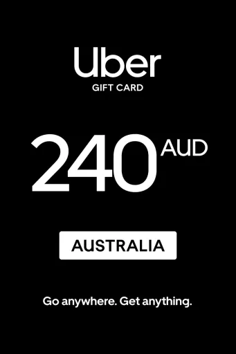 Uber 240 AUD Gift Card (Australia) - Digital Key