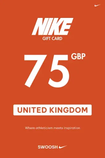 Nike 75 GBP Gift Card (United Kingdom) - Digital Key