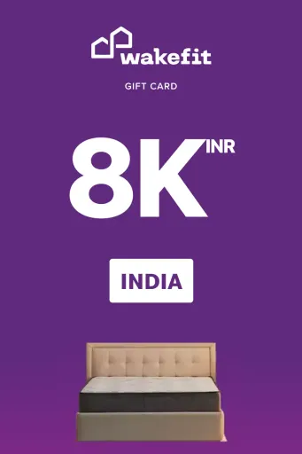 Product Image - Wakefit 8000 INR Gift Card (India) - Digital Key