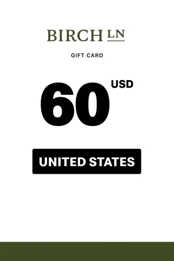 BirchLane 60 USD Gift Card (United States) - Digital Key