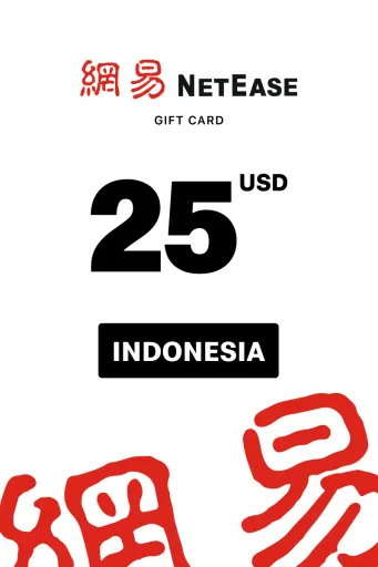 NetEase Pay 25 USD Gift Card (Indonesia) - Digital Key