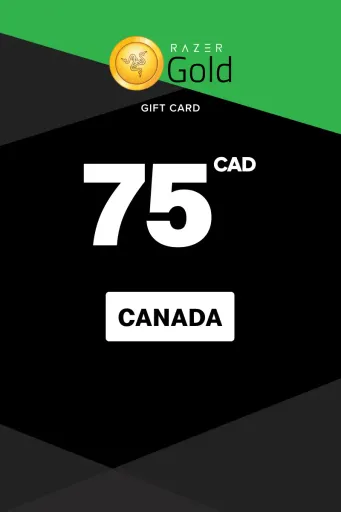 Razer Gold 75 CAD Gift Card (Canada) - Digital Key