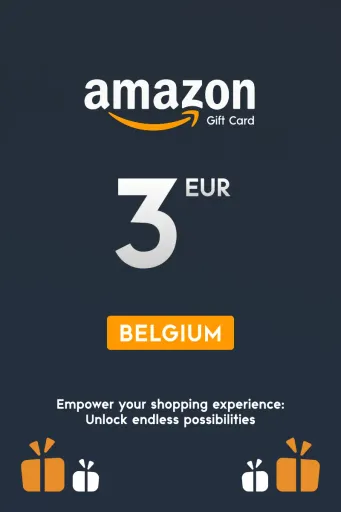 Amazon 3 EUR Gift Card (Belgium) - Digital Key