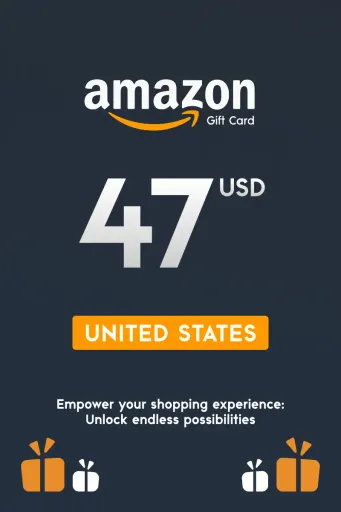 Amazon 47 USD Gift Card (United States) - Digital Key