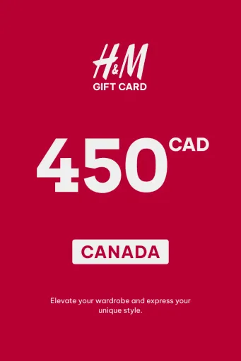 H&M 450 CAD Gift Card (Canada) - Digital Key