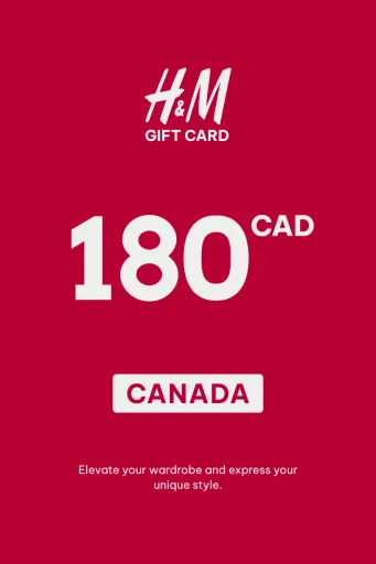 H&M 180 CAD Gift Card (Canada) - Digital Key