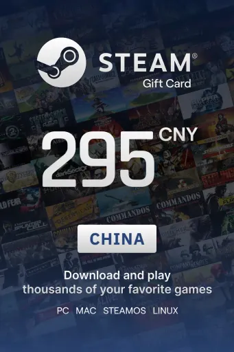 Steam Wallet 295 CNY Gift Card (China) - Digital Key