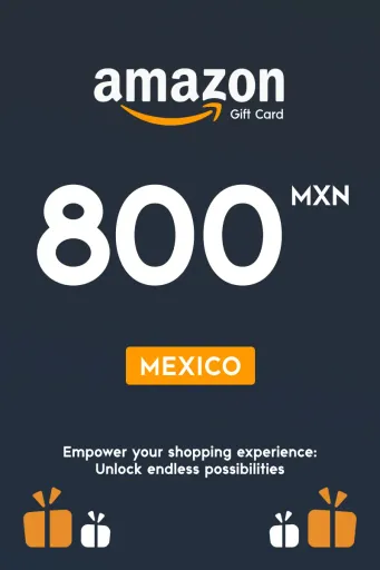 Amazon 800 MXN Gift Card (Mexico) - Digital Key