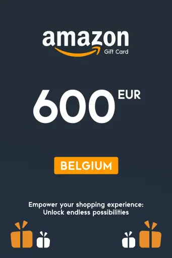 Amazon 600 EUR Gift Card (Belgium) - Digital Key