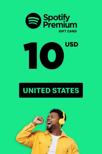 Spotify 10 USD Gift Card (United States) - Digital Key