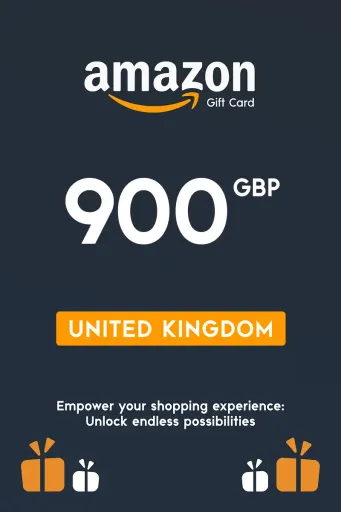 Amazon 900 GBP Gift Card (United Kingdom) - Digital Key
