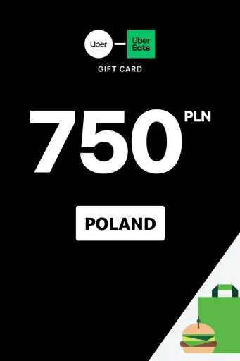 Uber & Uber Eats 750 PLN Gift Card (Poland) - Digital Key