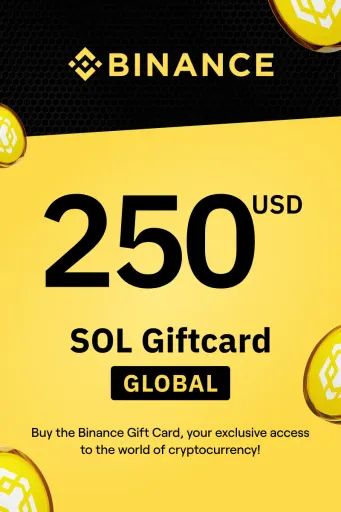 Binance (SOL) 250 USD Gift Card (Global) - Digital Key
