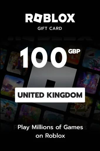Roblox 100 GBP Gift Card (United Kingdom) - Digital Key