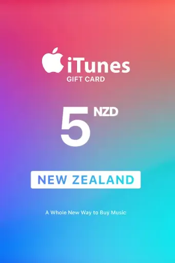 Apple iTunes 5 NZD Gift Card (New Zealand) - Digital Key