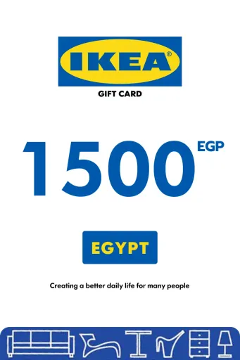 IKEA 1500 EGP Gift Card (Egypt) - Digital Key
