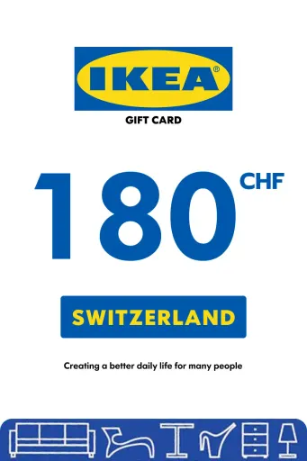IKEA 180 CHF Gift Card (Switzerland) - Digital Key