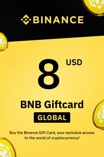 Binance (BNB) 8 USD Gift Card (Global) - Digital Key