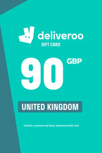 Deliveroo 90 GBP Gift Card (United Kingdom) - Digital Key