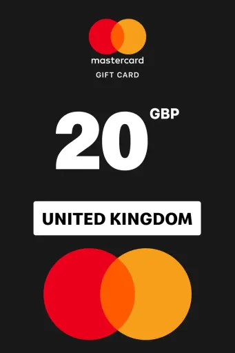 Prepaid Virtual Mastercard 20 GBP Gift Card (United Kingdom) - Digital Key