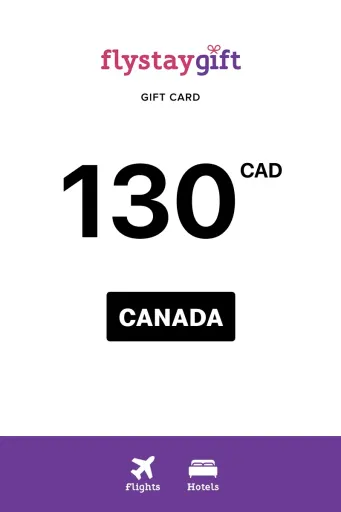 Flystay Gift 130 CAD Gift Card (Canada) - Digital Key