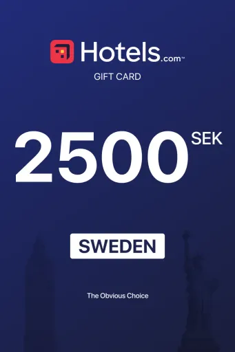 Hotels.com 2500 SEK Gift Card (Sweden) - Digital Key
