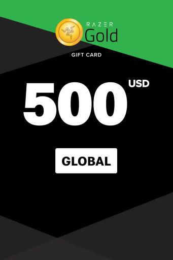 Razer Gold 500 USD Gift Card (Global) - Digital Key