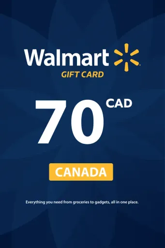 Walmart 70 CAD Gift Card (Canada) - Digital Key