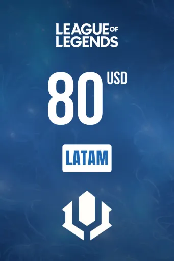 Product Image - League of Legends 80 USD Gift Card (LATAM) - Digital Key