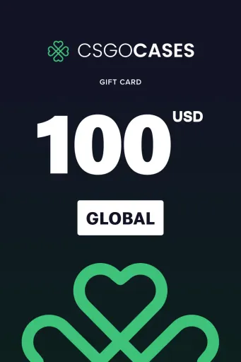 CsgoCases.com 100 USD Gift Card (Global) - Digital Key