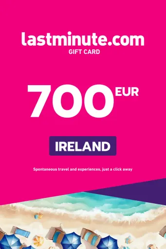 lastminute.com 700 EUR Gift Card (Ireland) - Digital Key