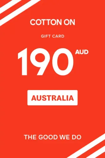 Cotton On Group 190 AUD Gift Card (Australia) - Digital Key