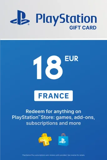 PlayStation Store 18 EUR Gift Card (France) - Digital Key