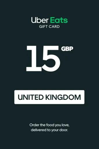 Product Image - Uber Eats 15 GBP Gift Card (United Kingdom) - Digital Key