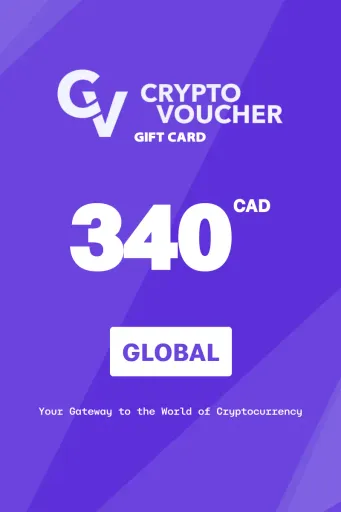 Crypto Voucher 340 CAD Gift Card (Global) - Digital Key