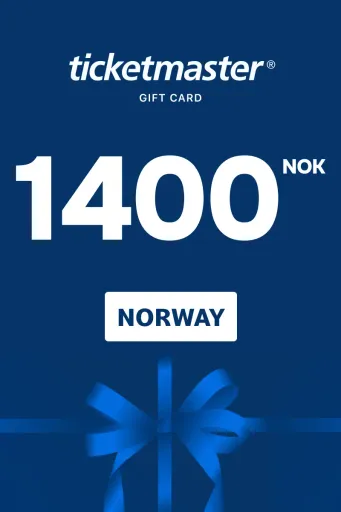 Ticketmaster 1400 NOK Gift Card (Norway) - Digital Key